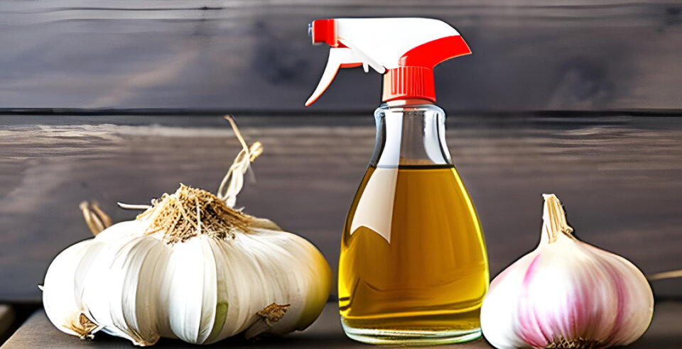 DIY fly repellent spray_Garlic and Vinegar