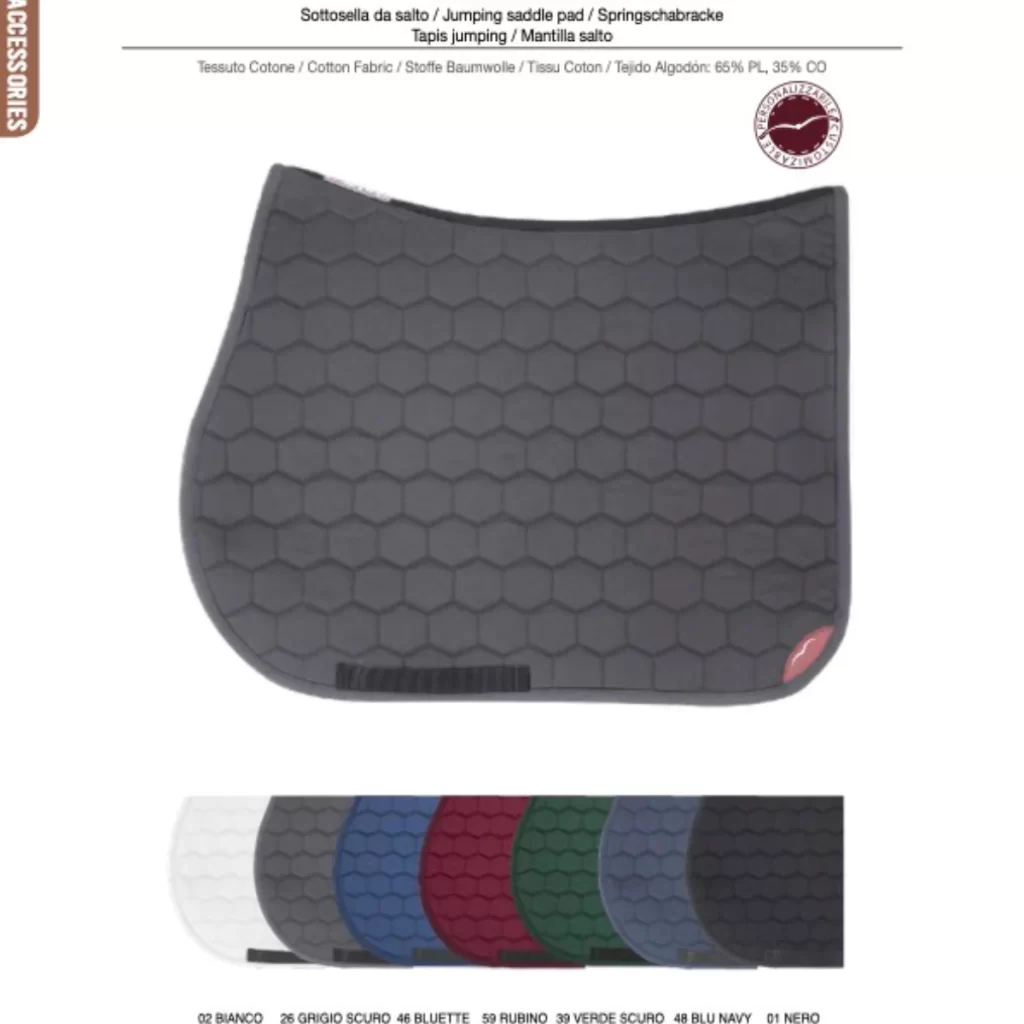 Animo customized saddle pad