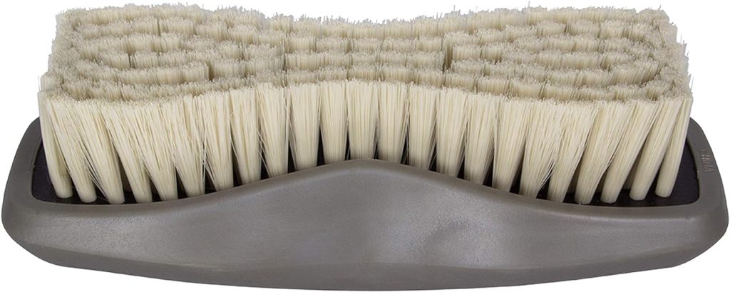 Equine grooming face brush