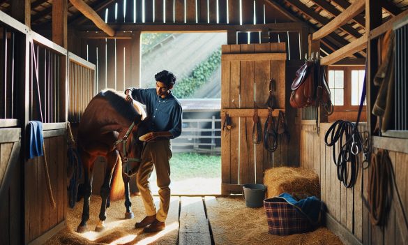 The ideal horse grooming routine
