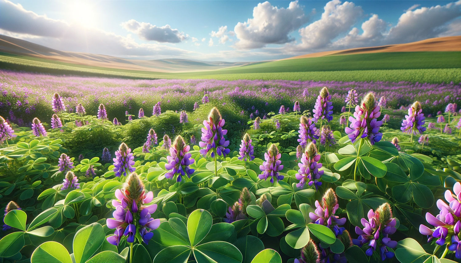 Lucerne or Alfalfa Field